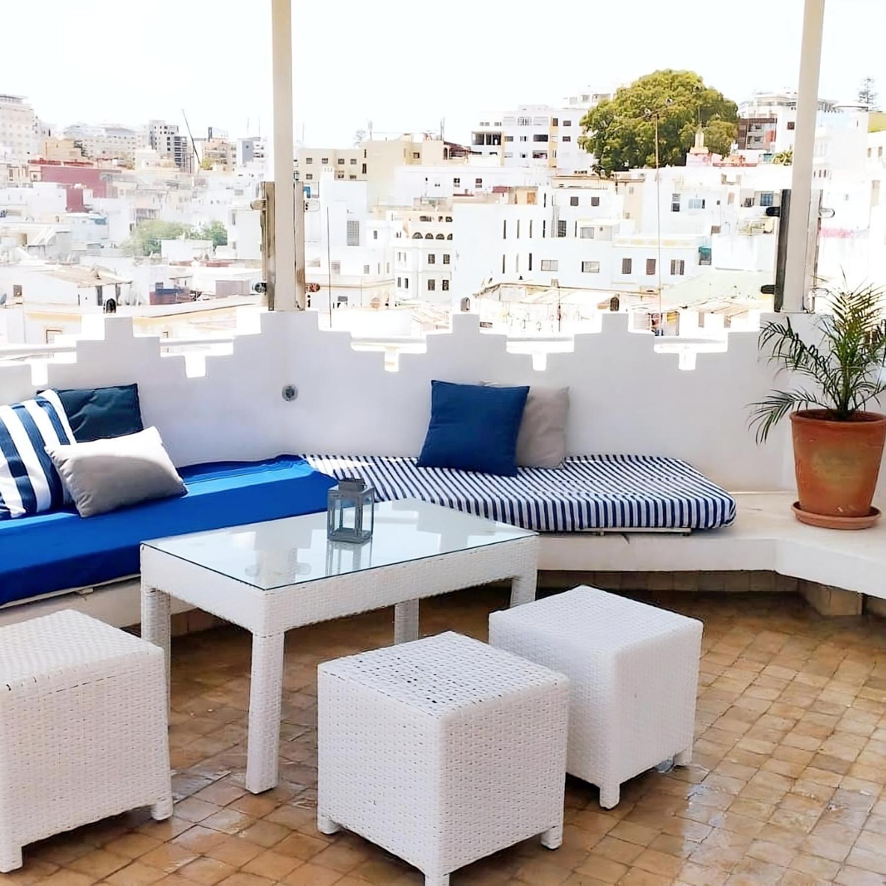 Maison Medina, Terrasse Panoramique, Vue Mer Танжер Экстерьер фото